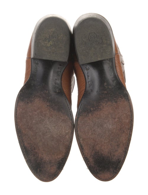 Nocona Boots Leather Colorblock Pattern Western Boots