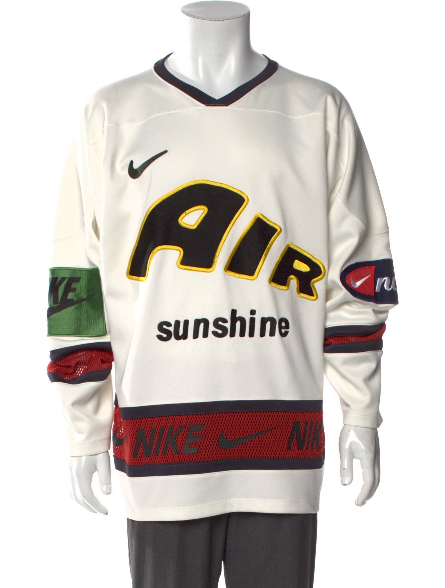 Nike x Cactus Plant Flea Market Hockey Jersey Graphic Print Shirt