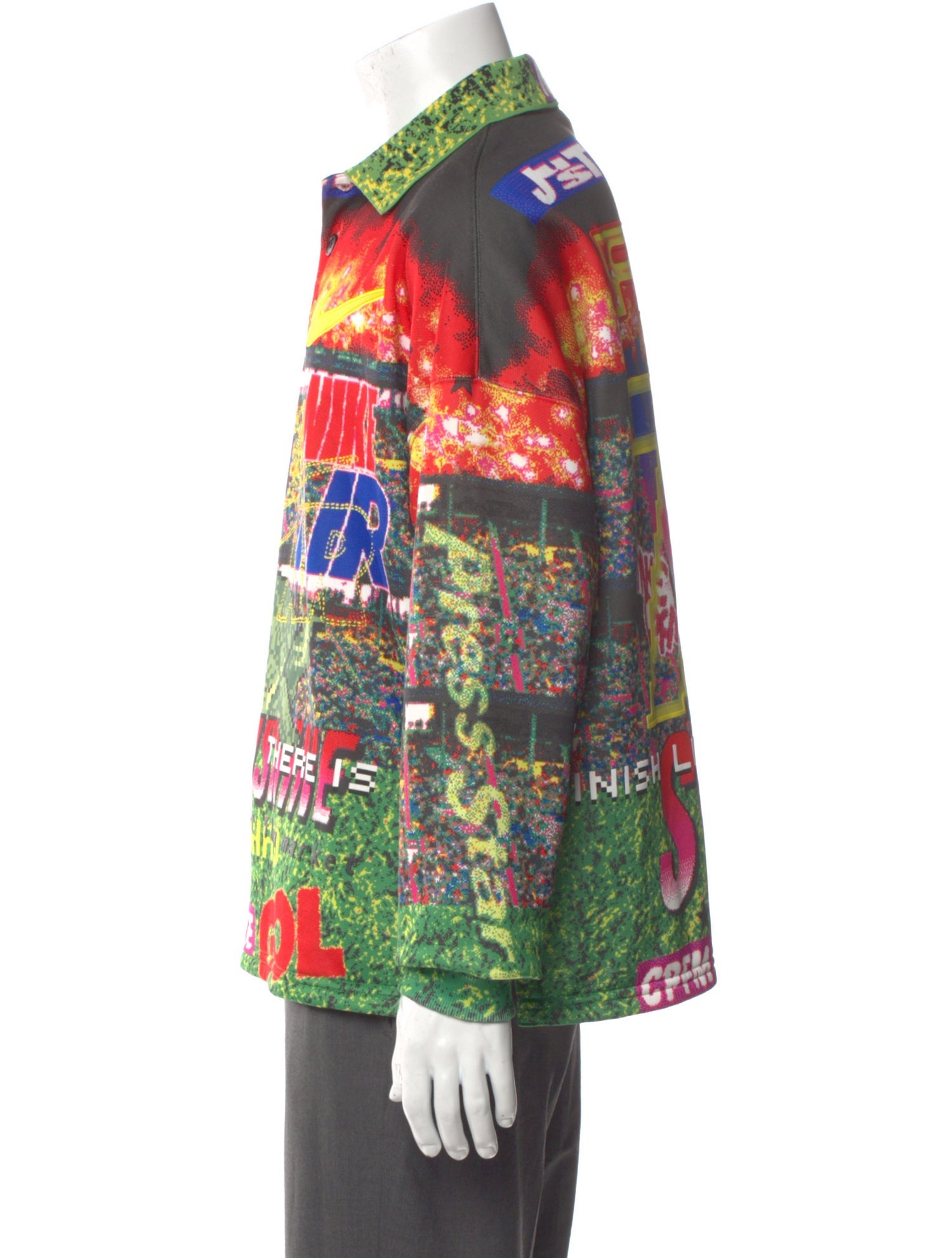 Nike x Cactus Plant Flea Market Printed V-Neck Polo Shirt