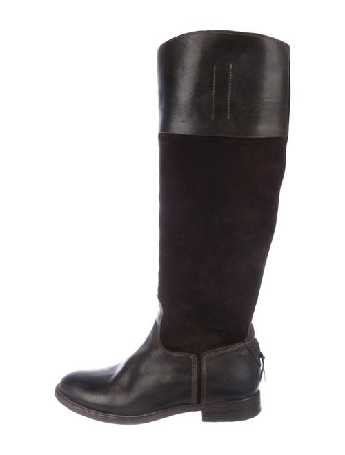 n.d.c. Leather Knee-High Boots Brown