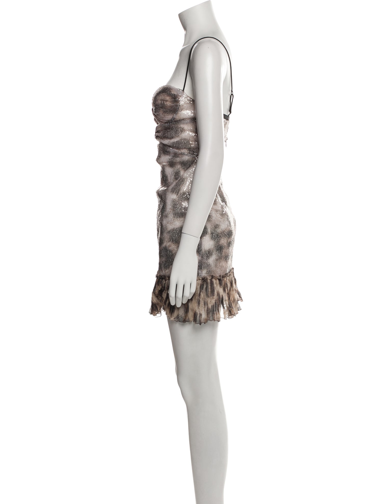 Nensi Dojaka Printed Mini Dress