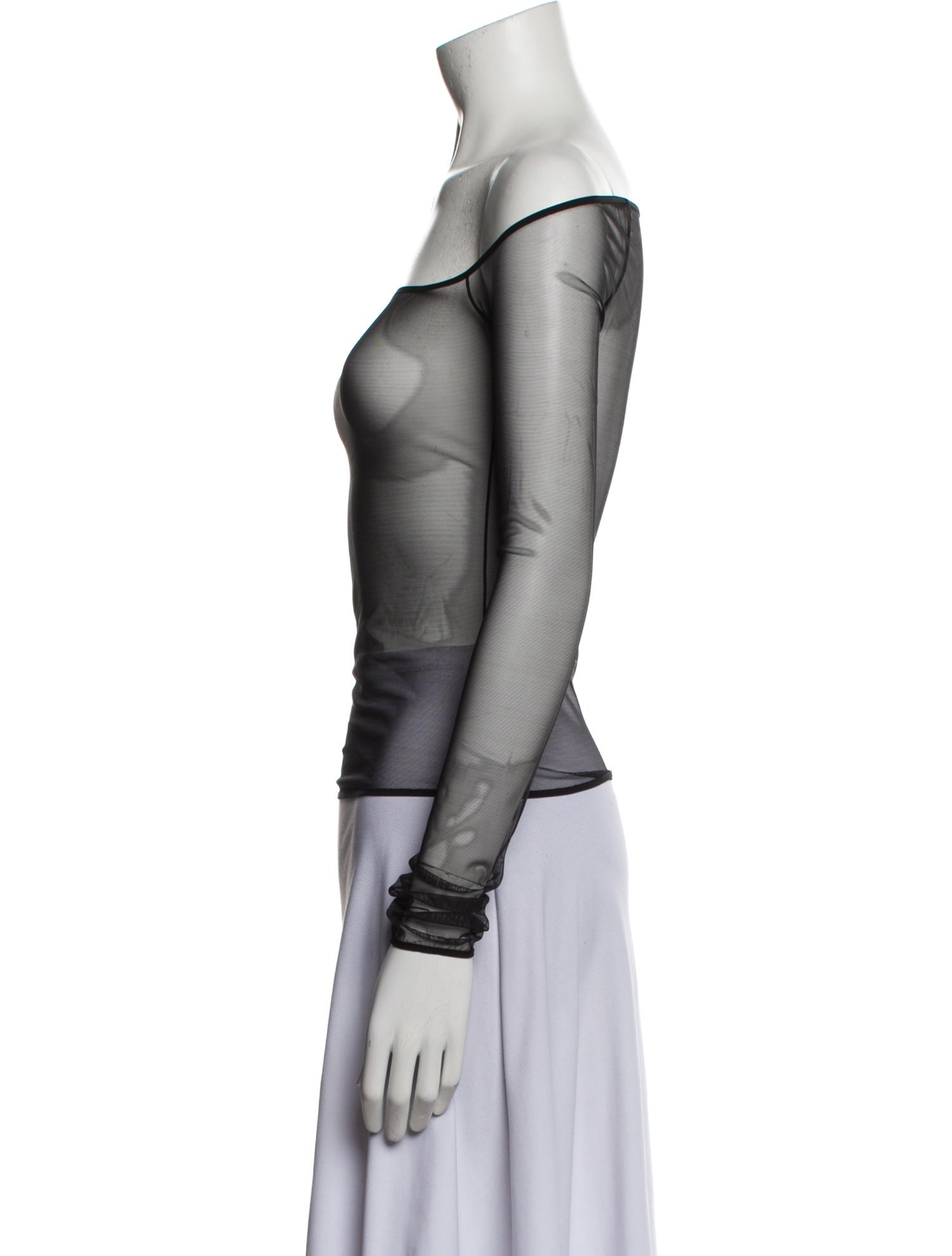 Nensi Dojaka Off-The-Shoulder Long Sleeve Top