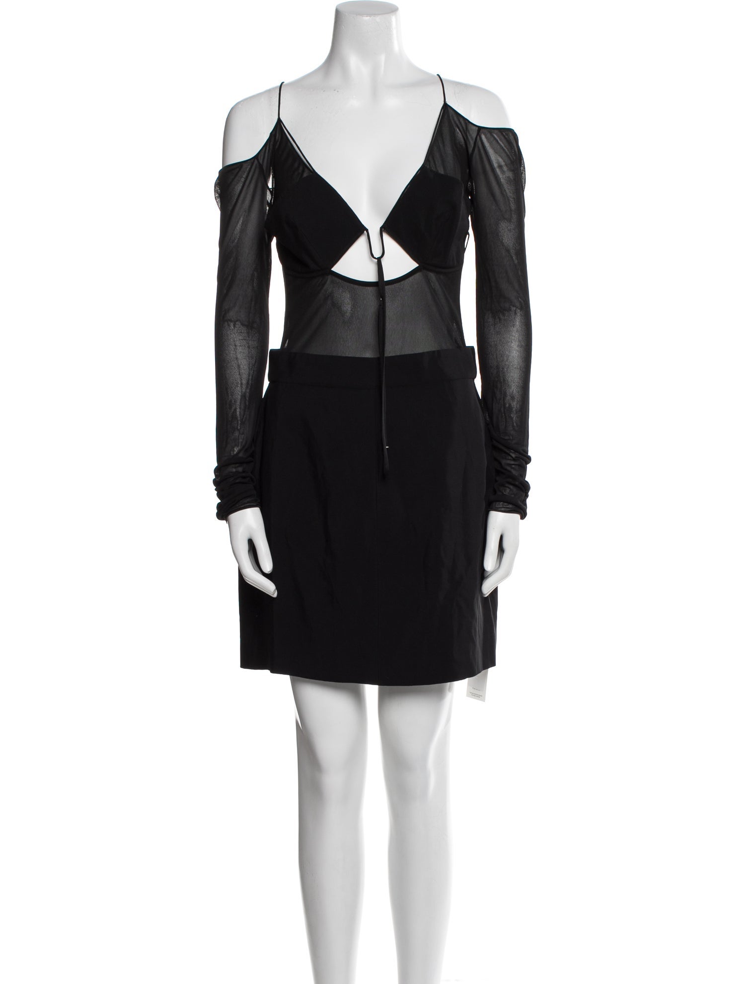 Nensi Dojaka V-Neck Mini Dress w/ Tags