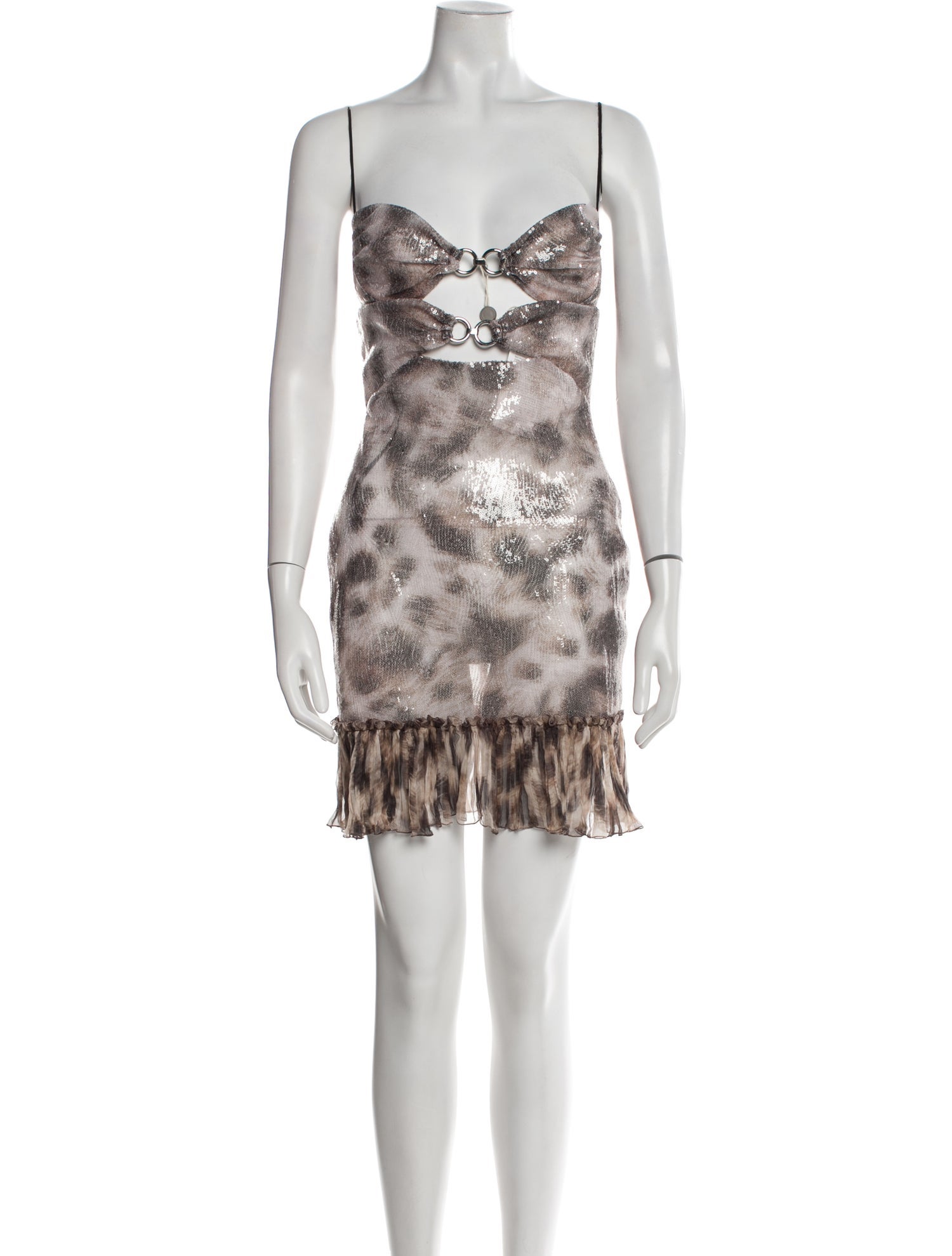 Nensi Dojaka Printed Mini Dress w/ Tags