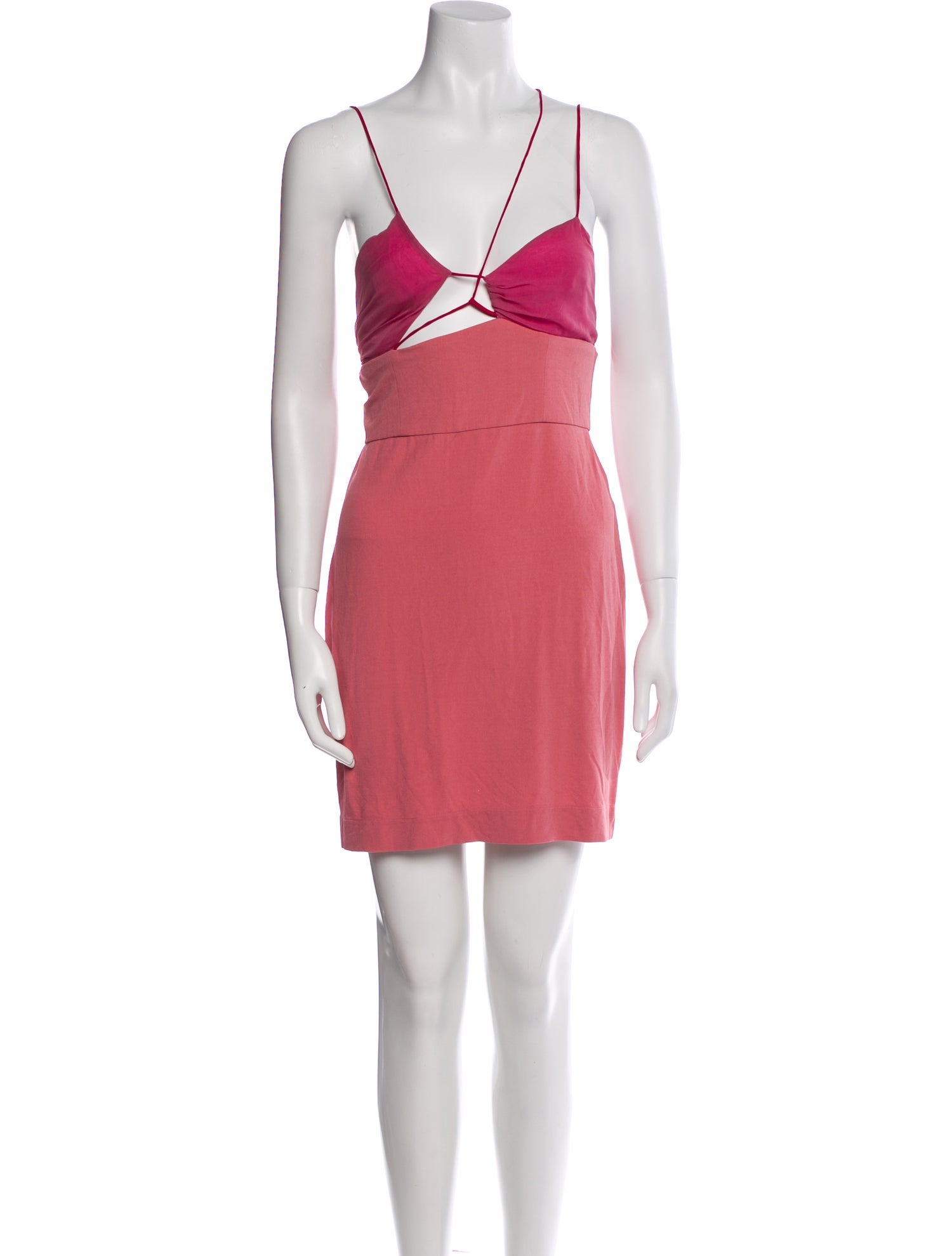 Nensi Dojaka V-Neck Mini Dress