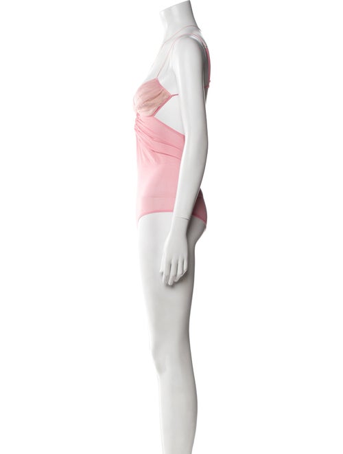 Nensi Dojaka Silk V-Neck Bodysuit