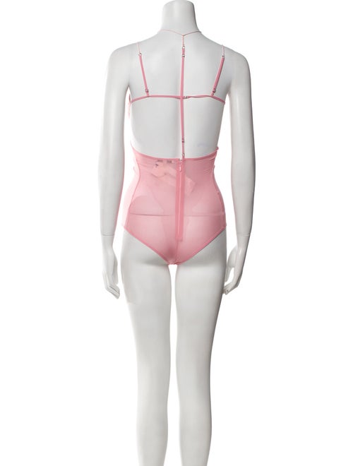 Nensi Dojaka Silk V-Neck Bodysuit