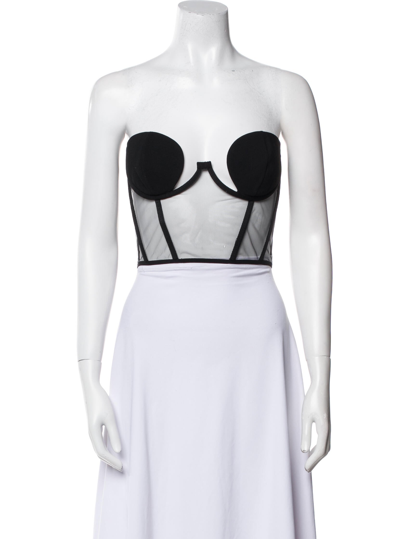 Nensi Dojaka Strapless Crop Top w/ Tags