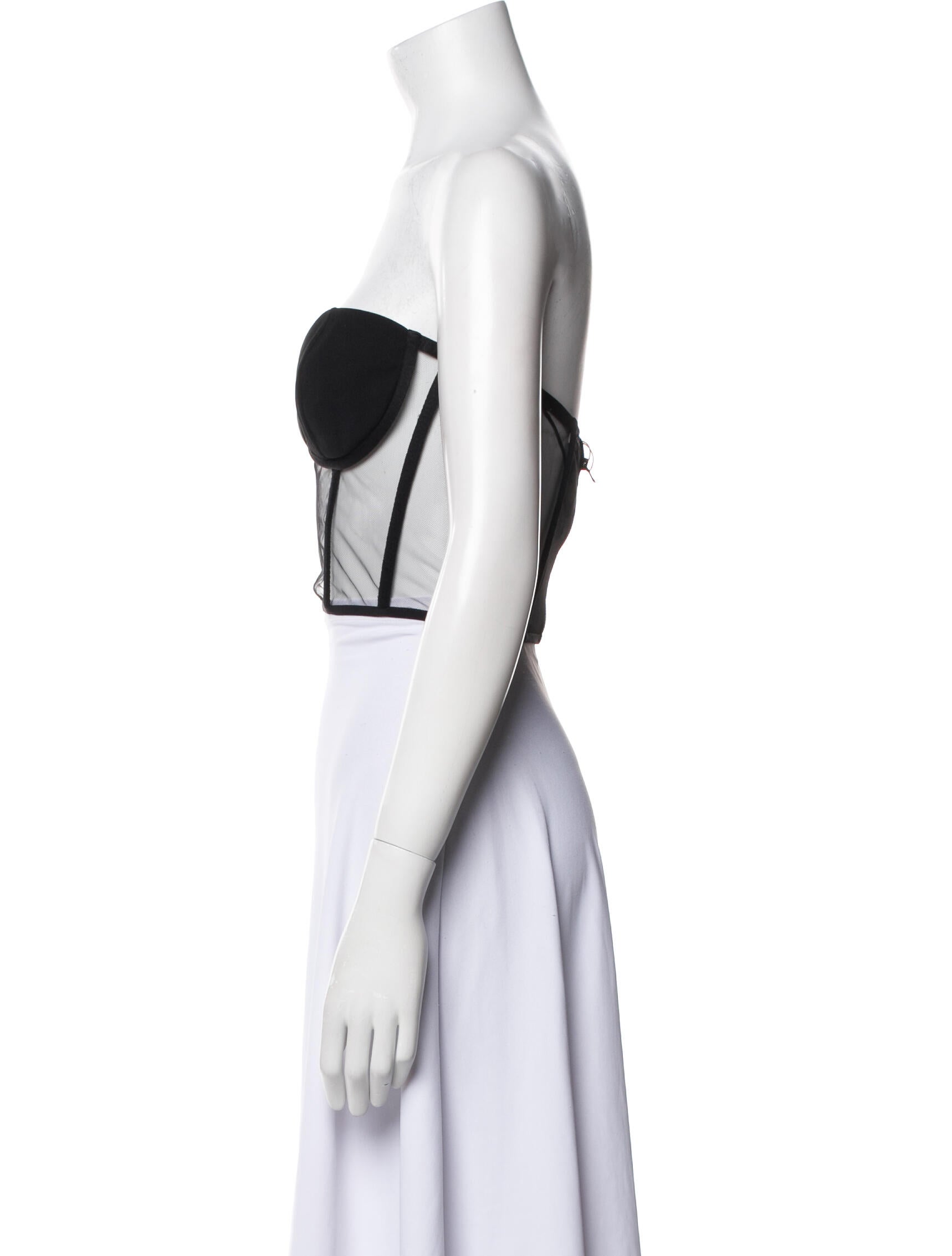 Nensi Dojaka Strapless Crop Top w/ Tags