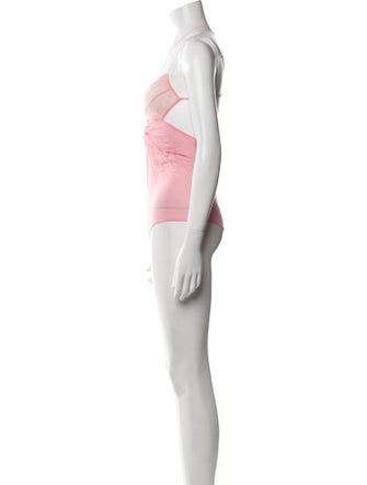 Nensi Dojaka Silk V-Neck Bodysuit