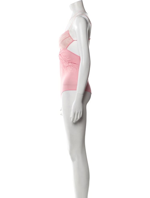 Nensi Dojaka Silk V-Neck Bodysuit