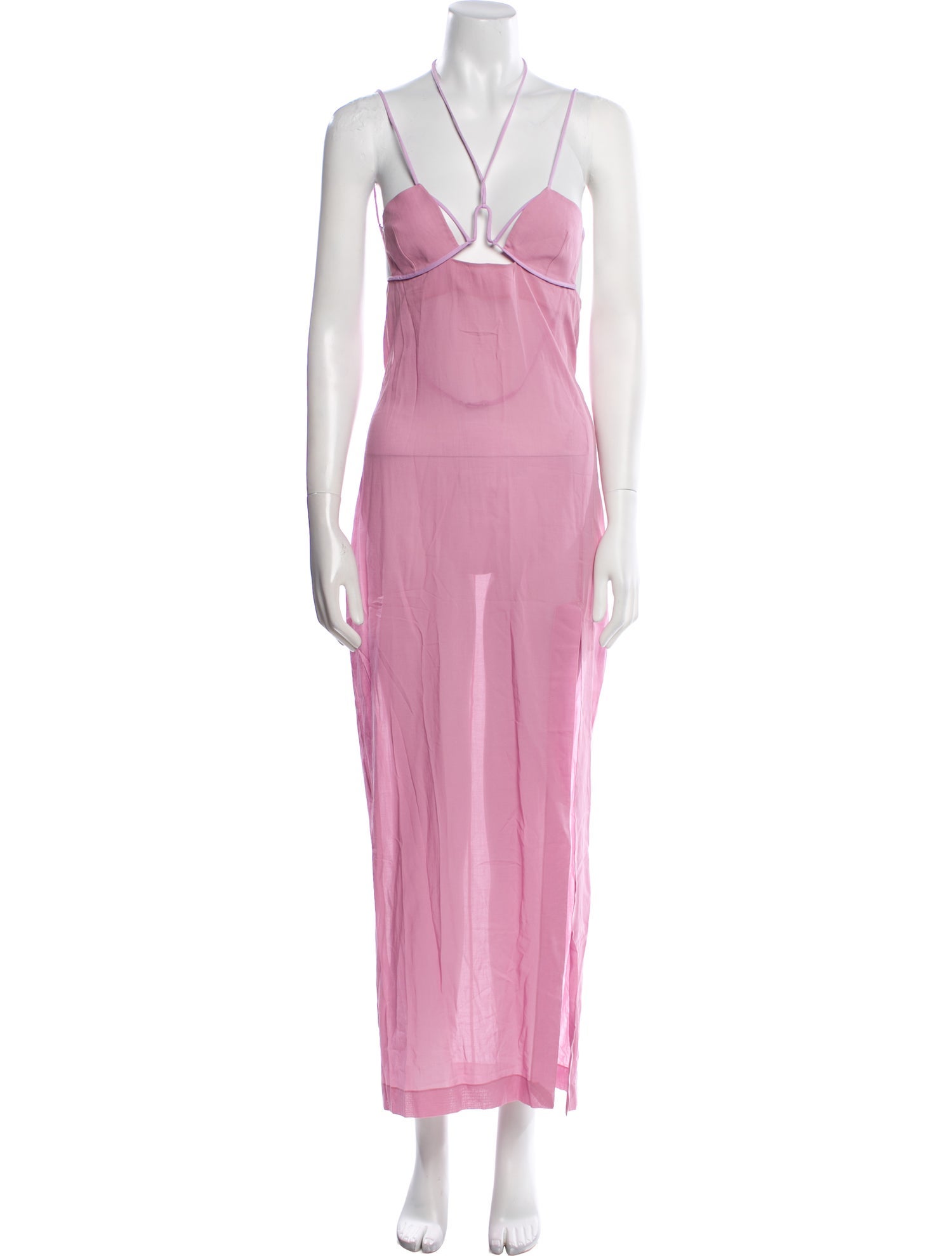 Nensi Dojaka V-Neck Long Dress