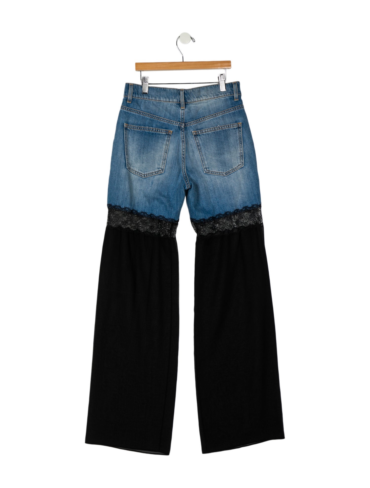 Nensi Dojaka Mid-Rise Wide Leg Jeans w/ Tags