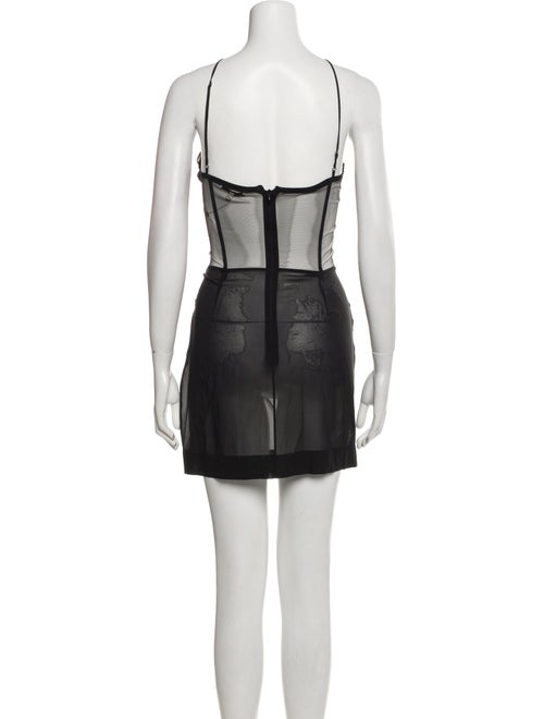 Nensi Dojaka Halterneck Mini Dress