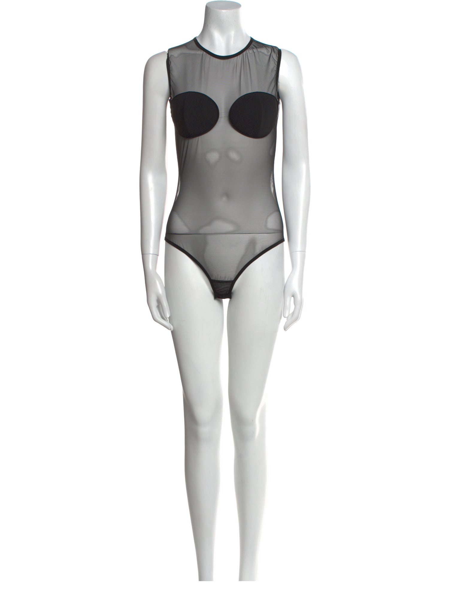 Nensi Dojaka Crew Neck Sleeveless Bodysuit