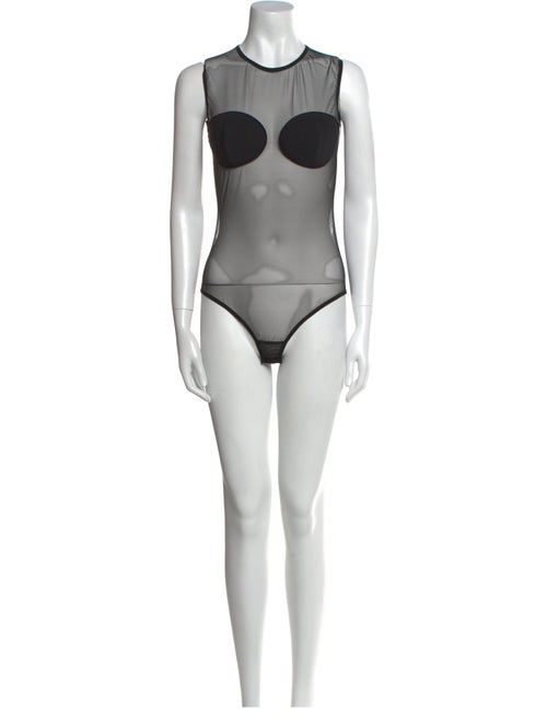 Nensi Dojaka Crew Neck Sleeveless Bodysuit