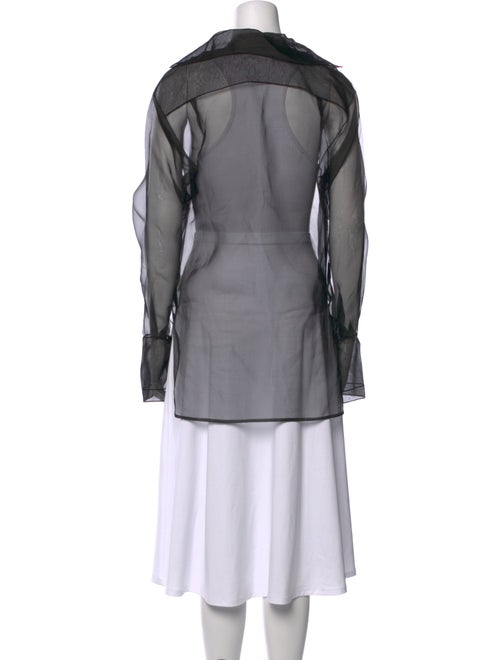 Nensi Dojaka Silk Long Sleeve Tunic