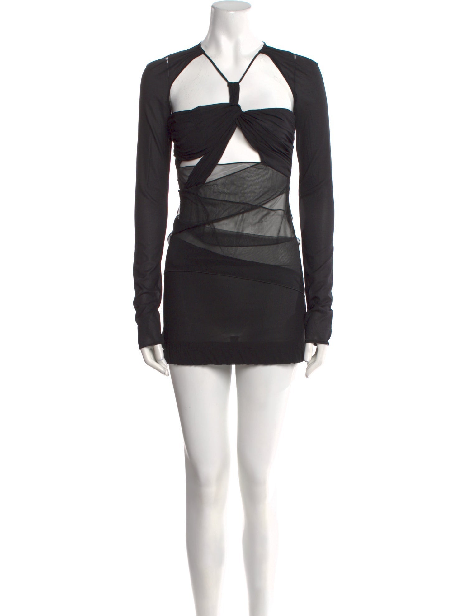 Nensi Dojaka V-Neck Mini Dress