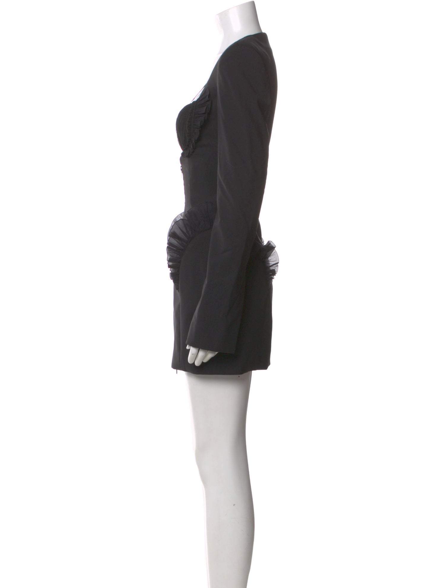 Nensi Dojaka Virgin Wool Mini Dress