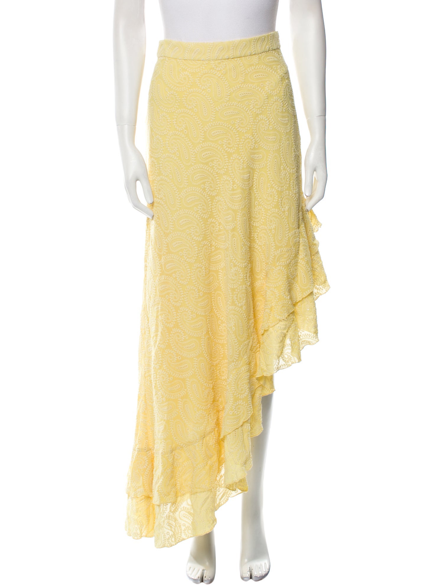 Wandering Patterned Long Skirt w/ Tags