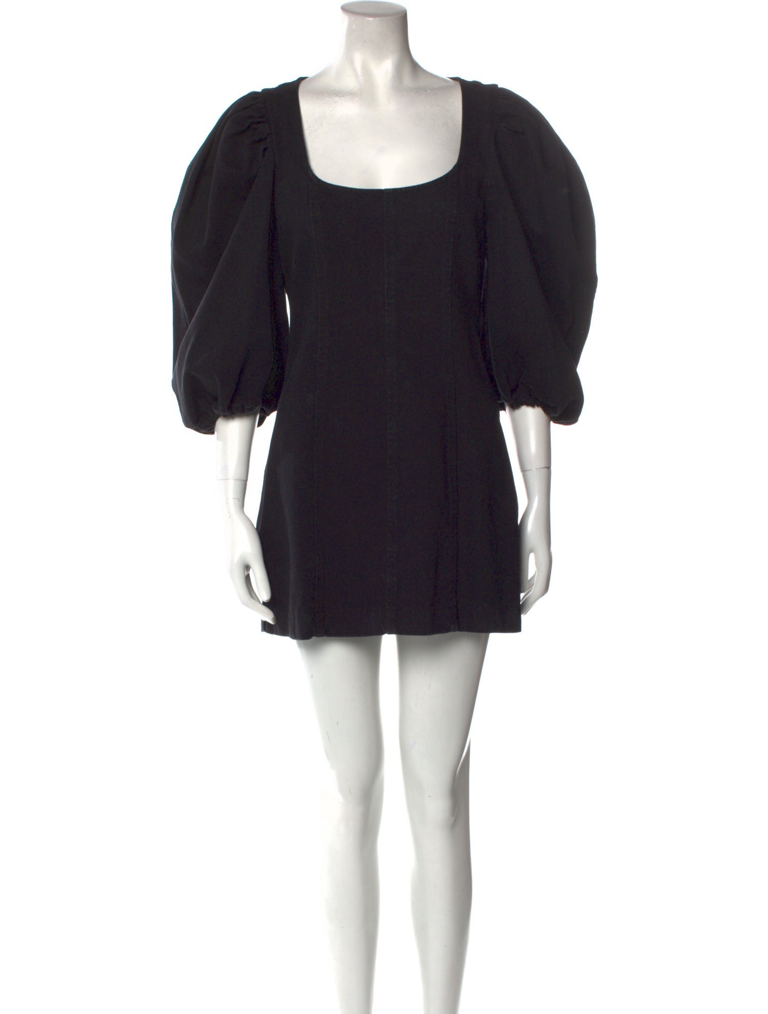 Wandering Square Neckline Mini Dress w/ Tags