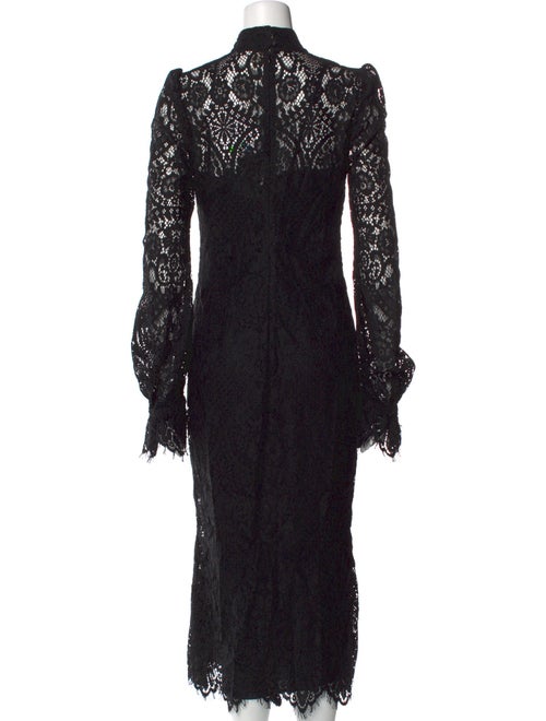 Wandering Mock Neck Long Dress