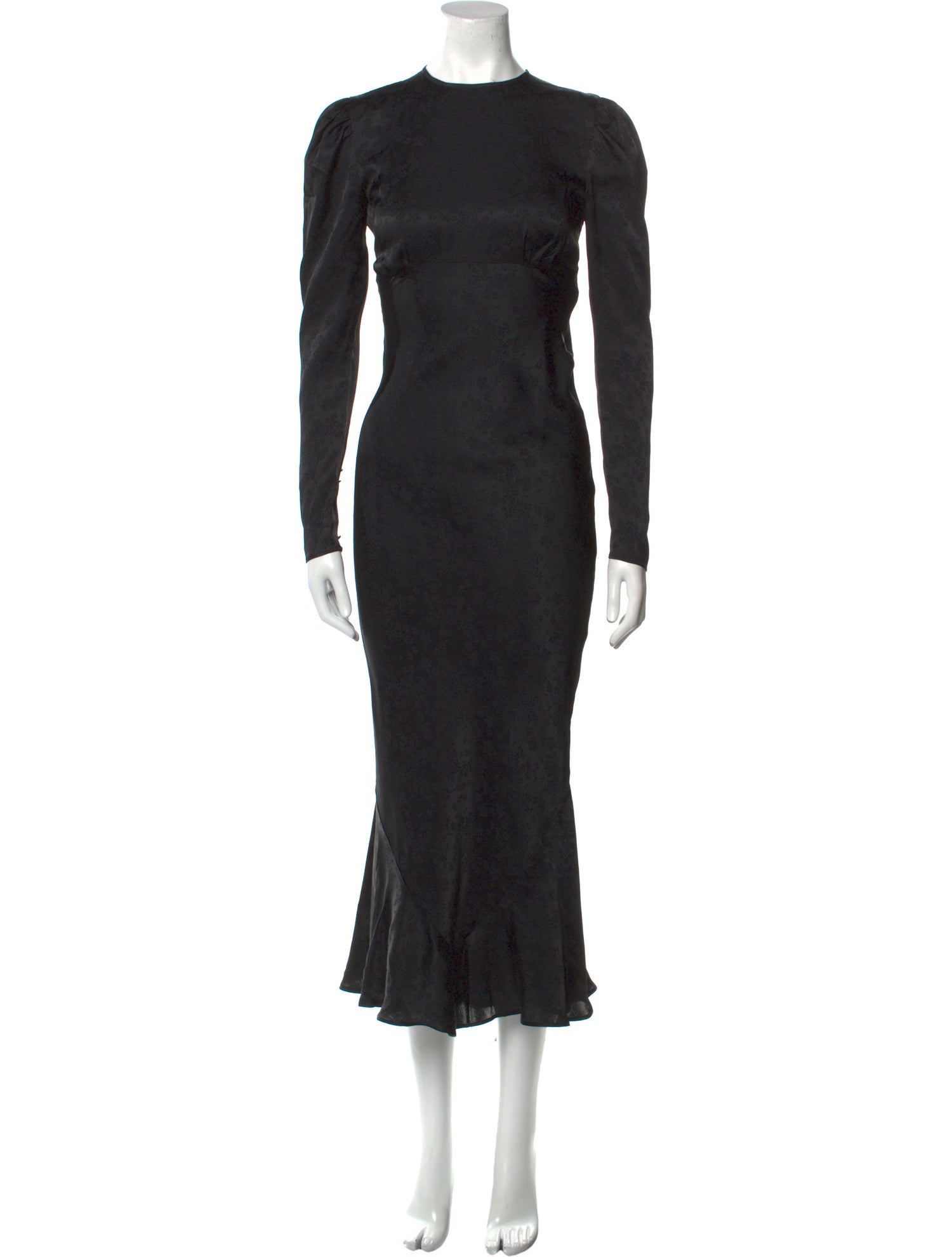 Wandering Crew Neck Midi Length Dress w/ Tags