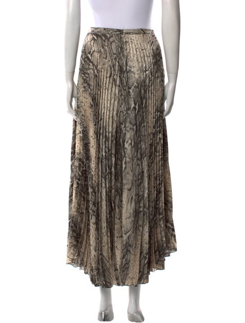 Wandering Animal Print Long Skirt