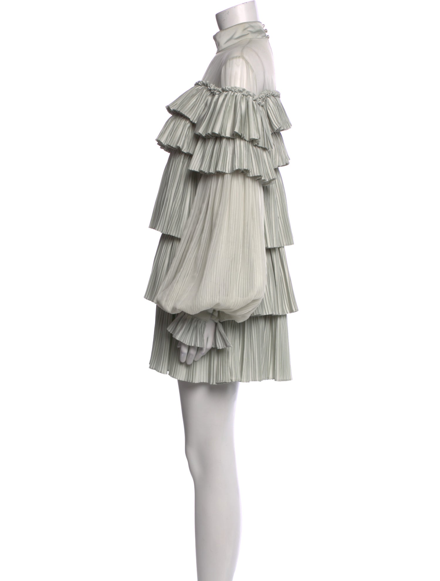 Wandering Mock Neck Mini Dress