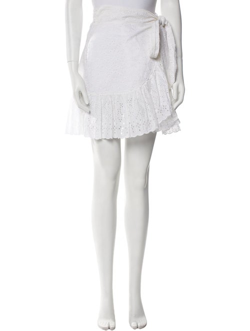 Wandering Ruffle Embellishment Mini Skirt