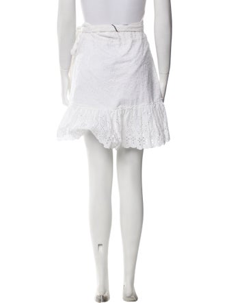 Wandering Ruffle Embellishment Mini Skirt