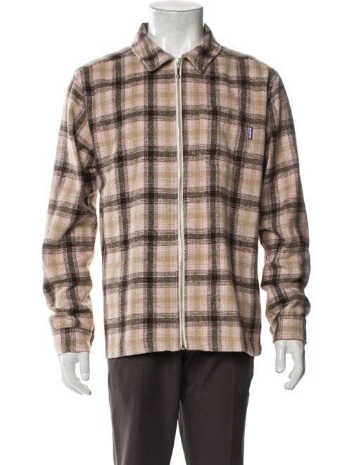Andrew Plaid Print Trucker Jacket
