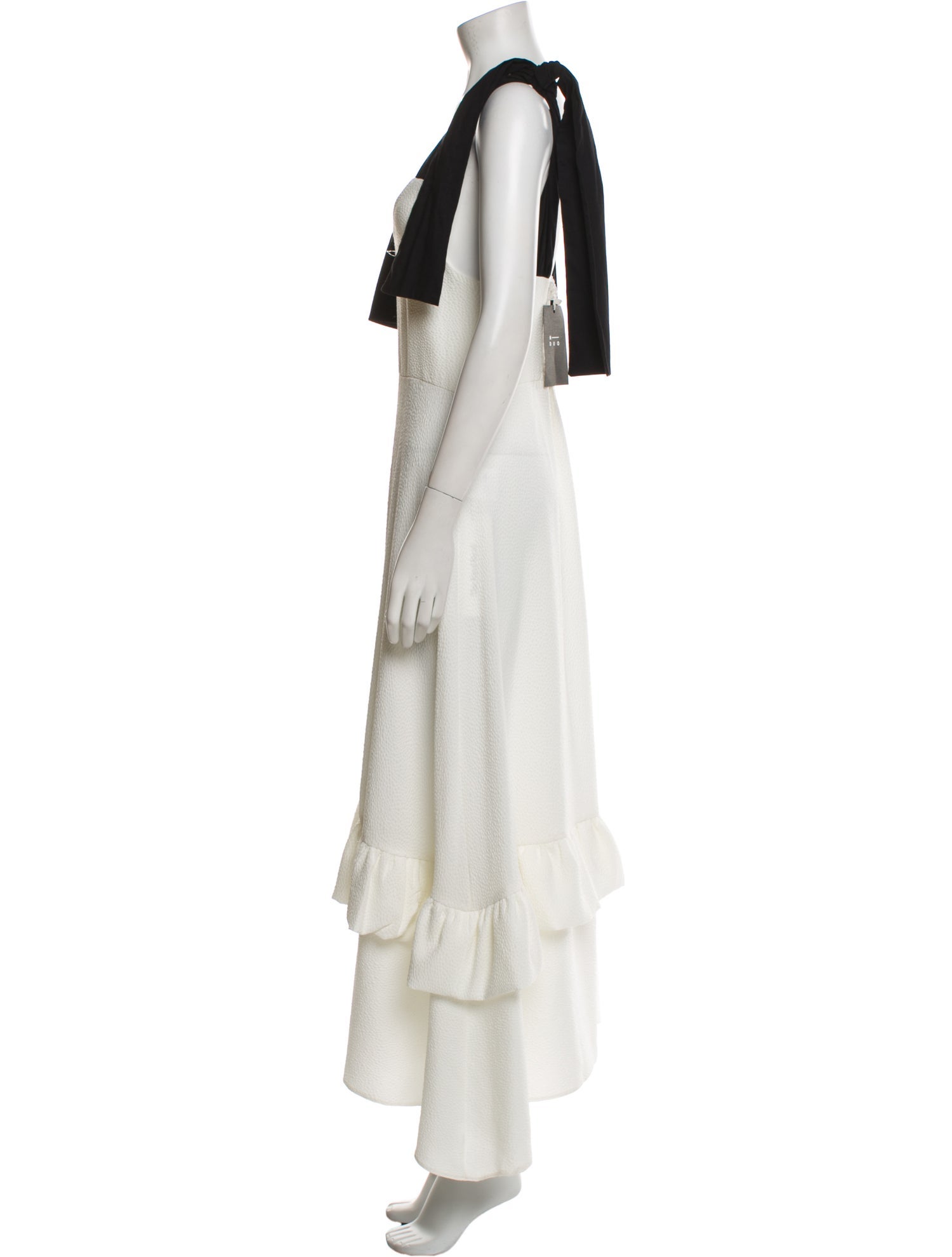 N-Duo Square Neckline Long Dress