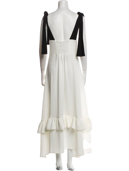 N-Duo Square Neckline Long Dress