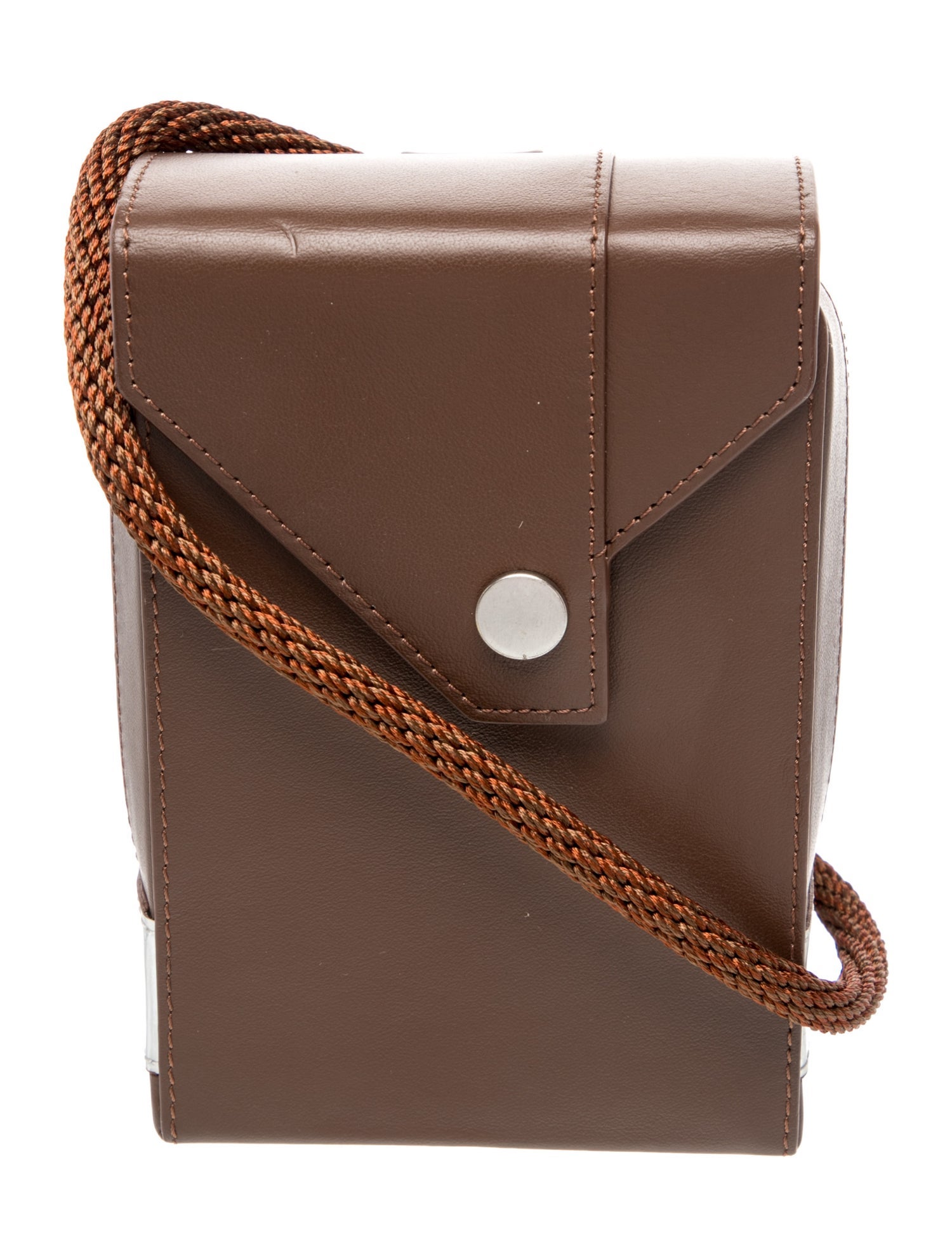 Necessity Sense Leather Crossbody Bag