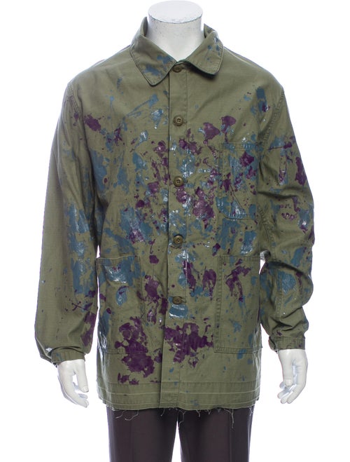 Needles Printed Jacket Green