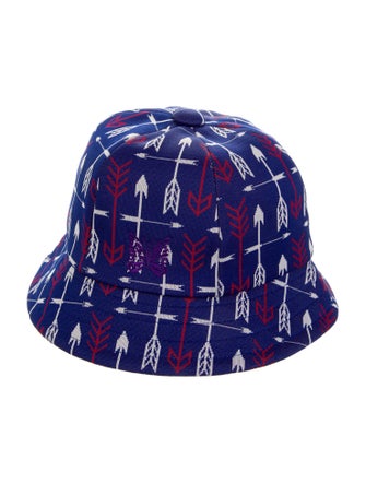 Needles Patterned Printed Bucket Hat