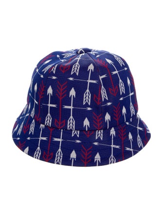 Needles Patterned Printed Bucket Hat