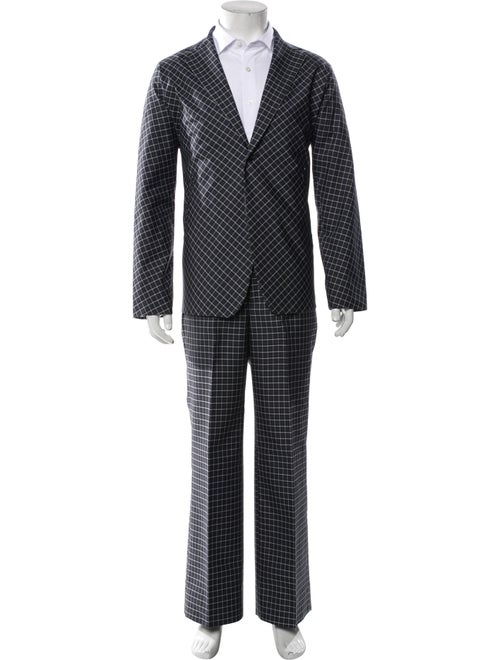 Needles Plaid Print Two-Piece Suit