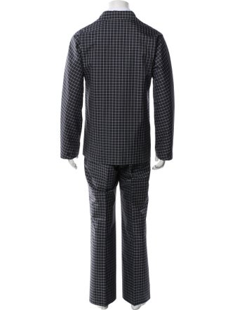 Needles Plaid Print Two-Piece Suit