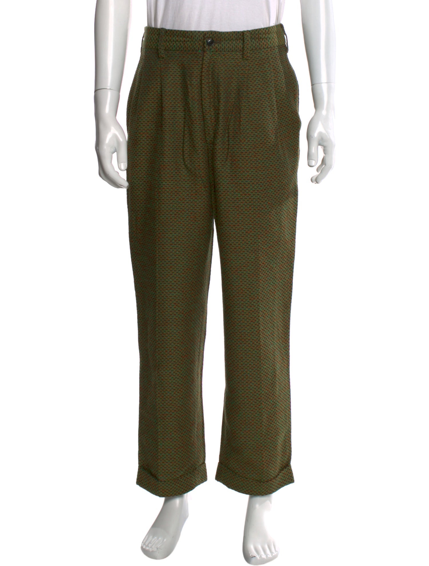 Needles Houndstooth Print Pants