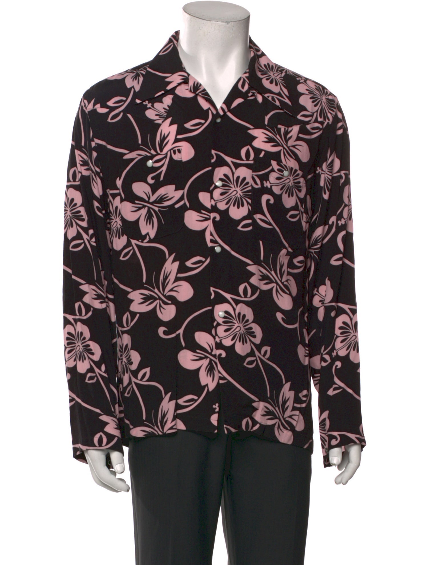 Needles Floral Print Long Sleeve Shirt