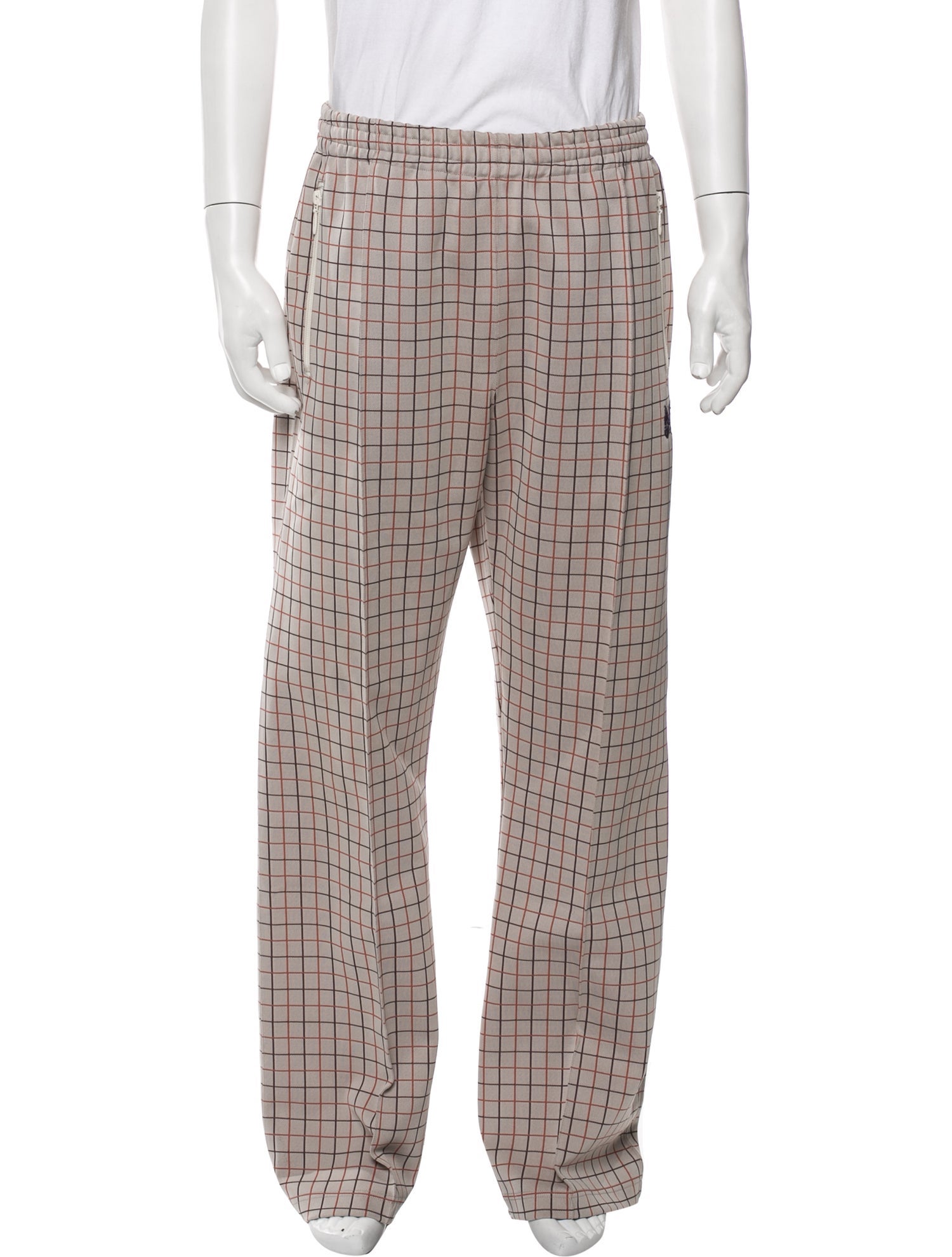 Needles Plaid Print Pants