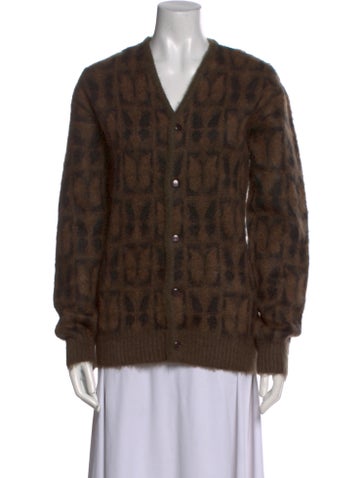 Needles Knitwear Mohair Printed Sweater XS