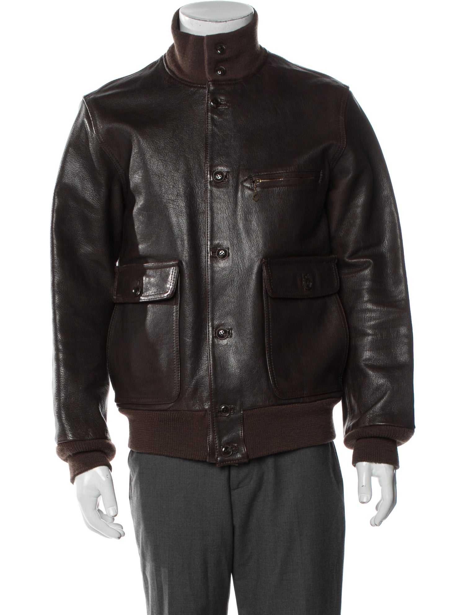 Needles Goat Leather Moto Jacket