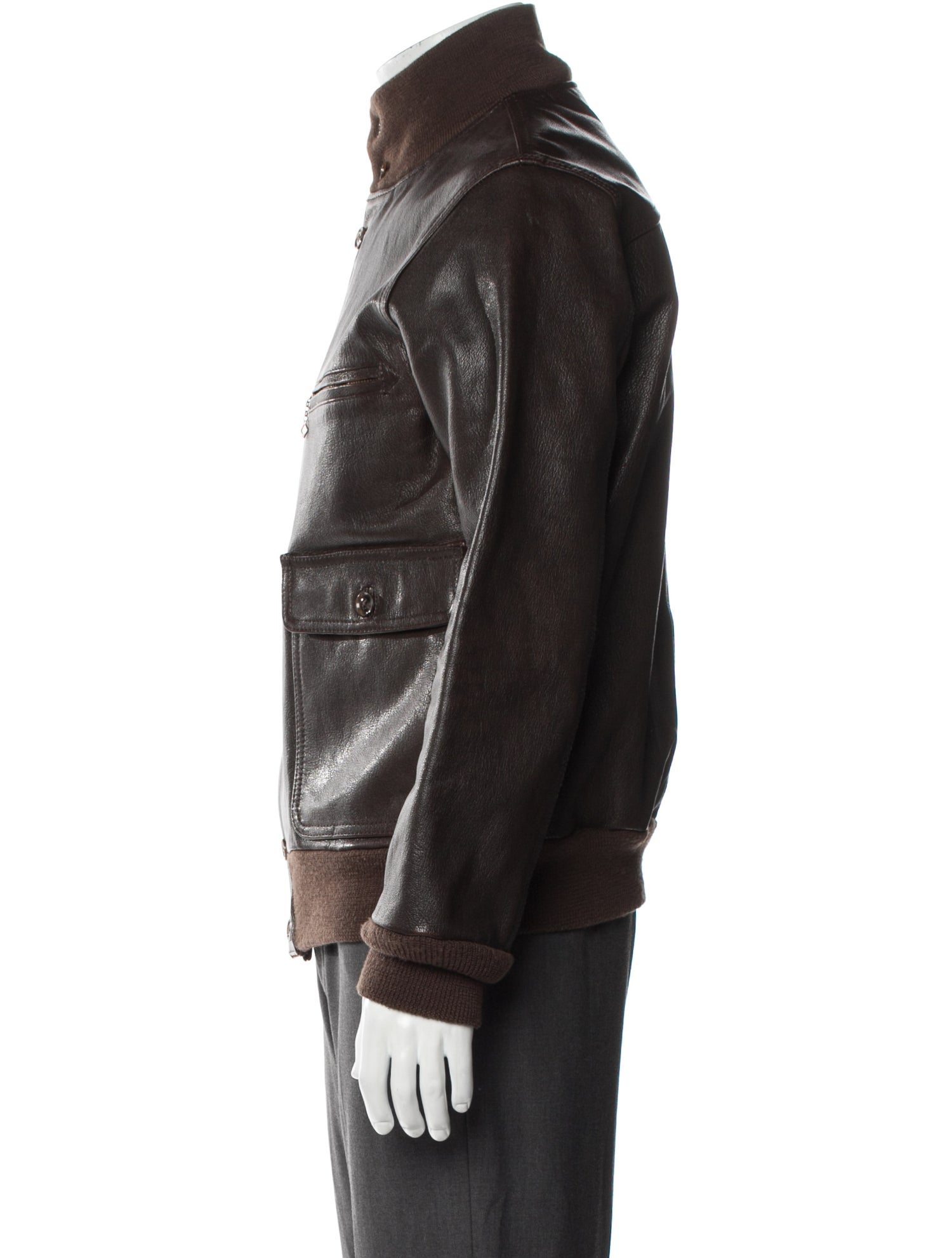 Needles Goat Leather Moto Jacket