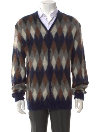 Needles Argyle Mohair Mohair Cardigan