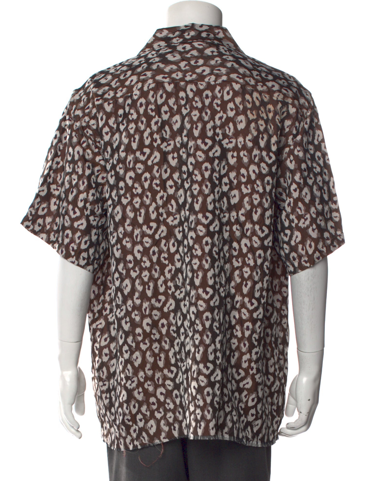 Needles Animal Print Short Sleeve Shirt