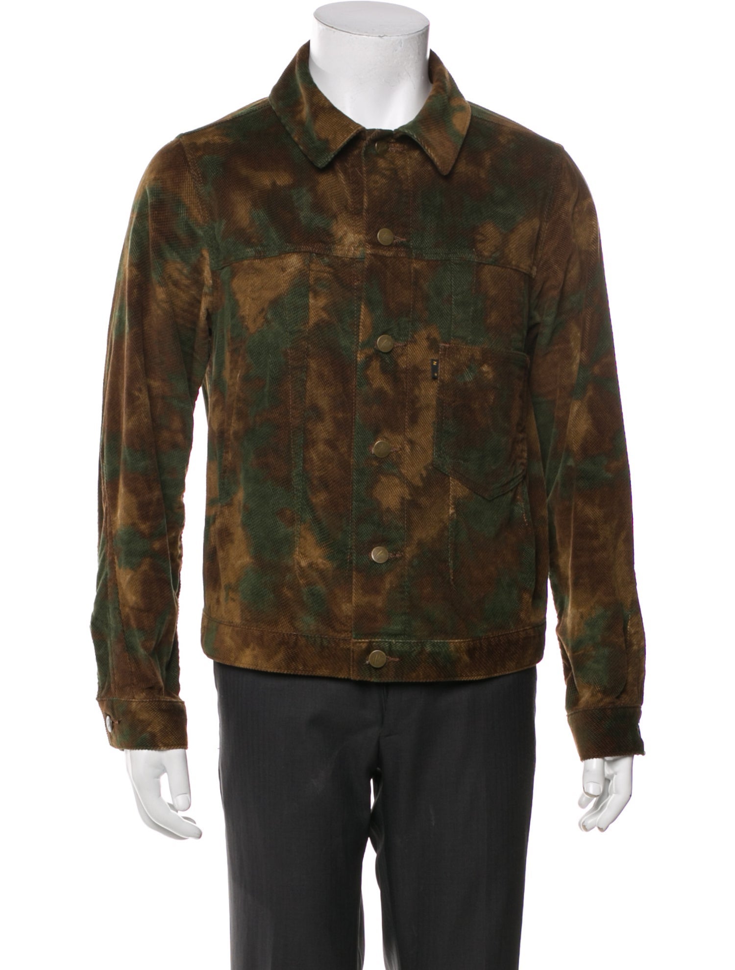 Needles Camouflage Print Trucker Jacket