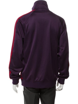 Needles Striped Mock Neck Sweatshirt